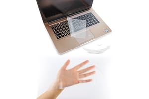 GOBFAR 4 Stück Tastatur schutzfolie aus Silikon,universell Kompatibel mit 15-17 Zoll Laptop,Bildschirm Tastatur SchutzhüLle Silikon Tastaturabdeckung Universal Wasserdichter,Staubdichter Tastaturschutzfilm