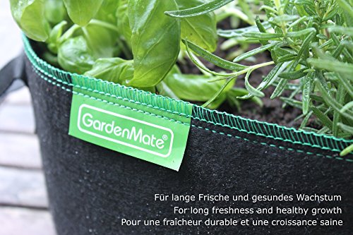 GardenMate® 3x 15L Pflanzsack aus Vliesstoff – 15L - 4