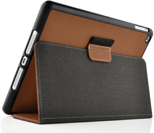 JAMMYLIZARD | Horizon Hülle für [ iPad Air 5. Generation ] Smart Cover mit automatischer Schaltfunktion, BRAUN - 2
