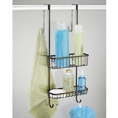 Bathroom Shower Door Caddy Accessories Holder Shampoo Conditioner Soap
