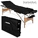 Produktbild Kinetic Sports MB01 Massageliege Schwarz 3-Zonen inklusive Tragetasche