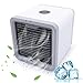 Produktbild Mobile Klimageräte, Mini Klimaanlage Tragbar Luftkühler USB Air Cooler Conditioner mit Luftbefeuchter & Luftreiniger LoiStu Air Cooler mit Wasserkühlung Zimmer für Büro, Hotel, Garage, 3 Kühlstufen