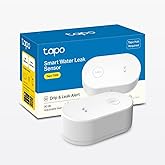 Tapo TP-Link T300, Akıllı Su Sızıntı Algılama Sens&ouml;r&uuml;, IP67 Su Ge&ccedil;irmez, Anlık Uygulama Bildirimi, 90dB'ye Kadar Alarm, Damla