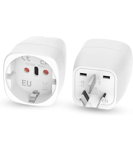 SKROSS Adattatore Da Viaggio Europa-Australia – Schuko/Euro A Spina Australiana – Protezione Bambini – 2500W