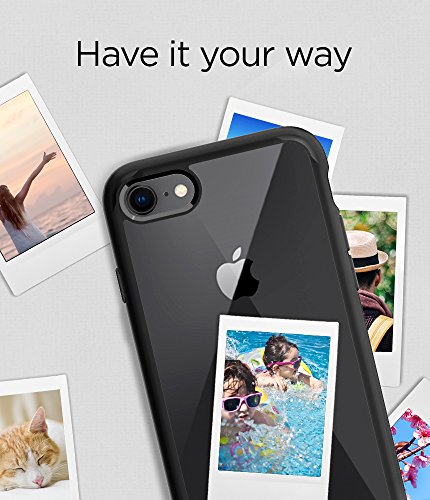 Spigen Ultra Hybrid [2nd Generation] iPhone 7 Case with Clear Air Cushion Technology for Apple iPhone 7 (2016) - Black