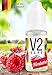 Produktbild V2 Vape E-Liquid Himbeere - Luxury Liquid für E-Zigarette und E-Shisha Made in Germany aus natürlichen Zutaten 10ml 0mg nikotinfrei