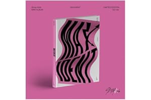 JYP Entertainment Stray Kids - MAXIDENT [GO ver.(Limited Edition)] Album+Pre-Order Benefit (DK1022) Black,Medium