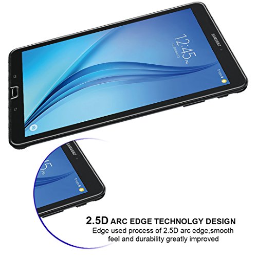 Samsung Galaxy Tab E / Tab E Nook 9.6 Zoll (SM-T560) Schutzfolie, iVoler® Premium Panzerglasfolie Hartglas Schutzfolie Gehärtetem Glas Displayschutzfolie Displayschutz Tempered Glass Screen Protector für Samsung Galaxy Tab E / Tab E Nook 9.6“ (SM-T560) – 0,3mm Dünn, 9H Härtegrad, 2.5D Abgerundete Kanten – [Kratzfest][Hohe Transparenz] [Fingerabdruck-frei][Blasenfrei]-Lebenslange Garantie - 5