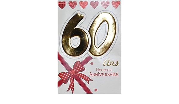 Age Mv 69 38 Carte Anniversaire 60 Ans Femme Motif Nœud Ruban Cadeau Cœurs Fournitures De Loisirs Creatifs Loisirs Creatifs Gofinancefl Com