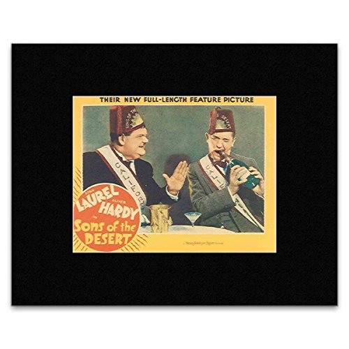 LAUREL AND HARDY - Sons of The Desert Mini Poster - 10x12.6cm