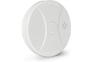 XINHAOSI Smoke Alarms for Home 10 Years Lifetime 1 Years Battery Optical Smoke Detector Fire Alarms 9 V Photoelectric Smoke Alarm with Replaceable Battery Test & Silence Button