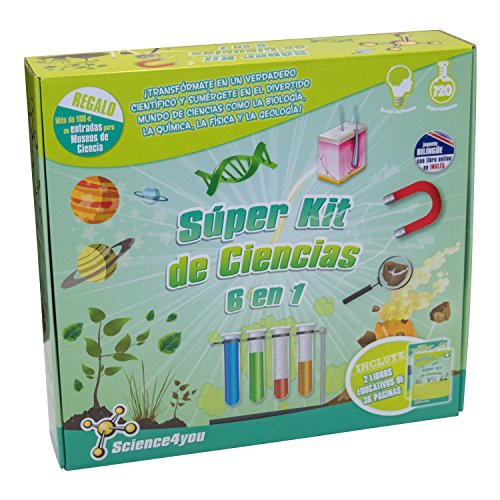 Science4you - Súper kit de ciencias 6 en 1