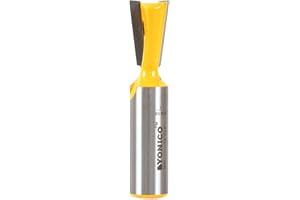 Yonico 14117 8 X 1/2-Inch Dovetail Router Bit 1/2-Inch Shank