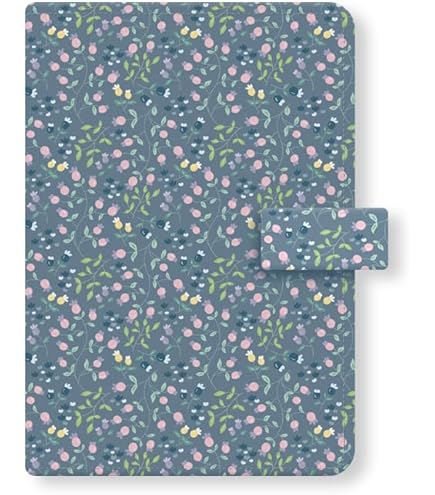 Filofax Domino Luxe Organizer, Personal Size, Teal - High-Gloss, Quilted Effect Cover, Parisian Inspired, Six Rings, Week-to-View Calendar Diary - View #12