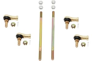 GLEDEWEN Tie Rod End Kit, Compatible With 2000-2012 Yamaha Big Bear 400, 2003-2006 Kodiak 400 / 450, 07-12 Grizzly 350 / 400 / 450, 04-06 Bruin 350, 06-10 Wolverine 350 / 450 Ball Joint Set ATV UTV Accessories