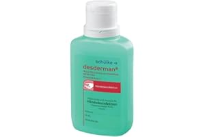 5x 100 ml Schülke Desderman Händedesinfektionsmittel Desinfektionsmittel, farbstoff-/parfümfrei