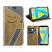 Produktbild Mobesv Smiley Honor 7X Wallet Handyhülle Lederhülle Ledertasche für Honor 7X Tasche Hülle Leder, Oliv/Schwarz