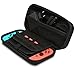 Produktbild Wicked Chili Nintendo Switch Tasche für Nintendo Switch Konsole, Switch Case Schutzhülle Tragetasche für 20 Spiele und JoyCon Controller (Hülle mit Fach für Netzteil und Zubehör) schwarz