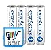 Produktbild 4 x Everactive AAA Mikro Akku Professional Line typisch 1050 mAh minimal 1000 mAh Ni-Mh Hochleistungs Akku Batterien in NEMT Akkuboxen