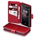 Produktbild Terrapin, Kompatibel mit Sony Xperia XA2 Hülle, [ECHT LEDER] Brieftasche Case Tasche mit Standfunktion Kartenfächer und Bargeld - Rot EINWEG