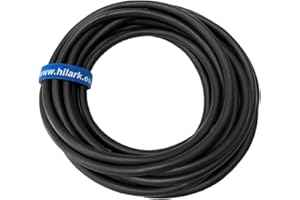 HILARK CABLE TECH Hilark Câble caoutchouc H07RN-F 2x1 mm2 (25m, Noir)