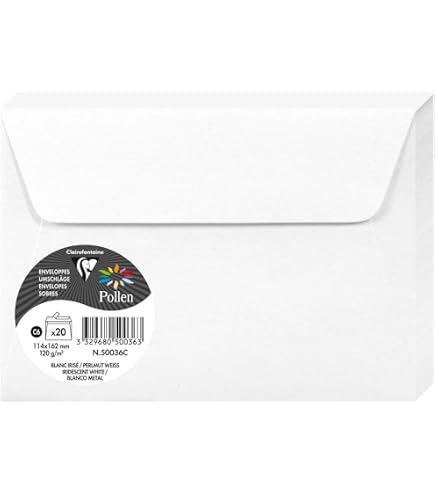 Clairefontaine 11878C - Paquet de 25 Cartes Simples - Format Carré 13,5x13,5cm - 210g/m² - Coloris Lilas - Cartons d'Invitation Evènements et Correspondance - Gamme Pollen - Papier Premium Lisse