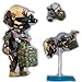 Produktbild Seal Team 6 Division | Tricky Man Marsoc Halo Jumper | Militär Figur Paintball Softair Military | Spezialeinheiten Army Spielfigur | 12 cm groß Special Forces Seal Team 6