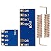 Produktbild Mini 433 Mhz RF Sender Empfänger Modul Brett drahtlos Link-Kit mit Kupferfeder Antenne für Arduino (blau + schwarz)