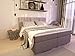 Produktbild Boxspringbett ka-line® 180x200 cm Hellgrau H3 mit Füßen Polsterbett Premium Hotelbett Bett amerikanische Doppelbett Luxus Komfort