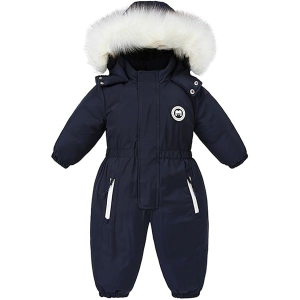 Tuta Invernale Bambini - Overalls Da Neve Caldi, Anti-Vento, Per Bambini 9 Mesi-5 Anni - Foto 2