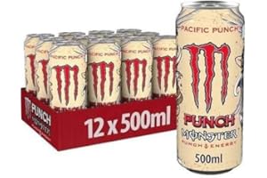 WOWBOXME Monster Energy Drink 12x500ml (Pacific Punch)