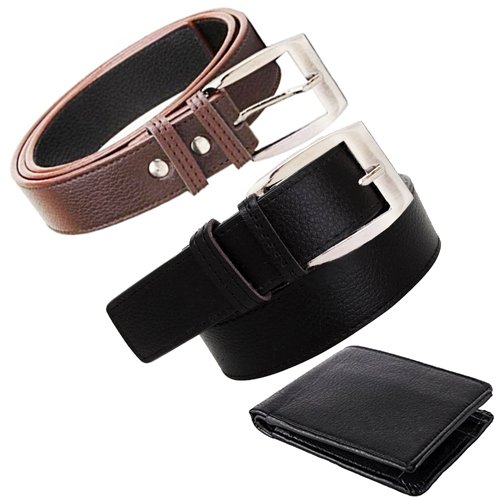 Elligator Black & Brown Coloured Synthetic Combo Of Belt & Wallet For Men RS.210 (86.00% Off) - Amazon