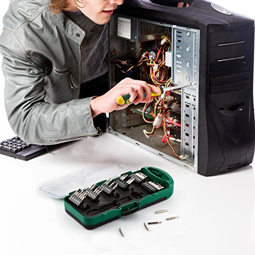Schraubendreher Set 38 in 1 Tunuti Präzises Mini Werkzeug Schraubenzieher Satz mit Sperrrad am Ende Mit Zubehör und Verlängerungsstange Haushaltsreparatur für Handys, Tablets, Computers, Laptops und Elektronische Produkte - 7
