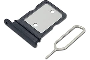 Eonpam Dual SIM Karte Rahmen für Google pixel 4/4 XL Card Tray SIM Kartenhalter Slot Schlitten Halter + SIM Pin(Schwarz)