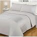 Produktbild Luxus Ellipse Bettbezug mit Kissenhülle, gesteppt, Set 100% Polyester Bettbezug Single, Double, King, Super King, 100 % Polyester, silber, Doppelbett