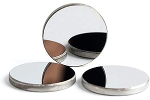 CLOUDRAY 3 szt. lustrzanek laserowych CO2 średnica 25 mm (0,98 cala) grubość 3 mm (0,12 cala) do głowicy laserowej CO2