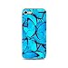 Produktbild KSHOP Case Cover für iphone SE/iphone 5/iphone 5s Hülle, Weiche TPU Schnee Weihnachten Xmas Slim Christmas Schutzhülle Etui Handy Schutz Schale Mit Exquisite Muster - Vanessa Blue Butterfly