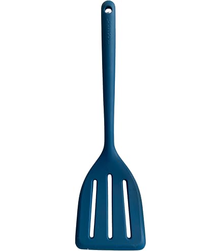 MASTRAD Spatola-Cucchiaio In Silicone Blu – Unibloc, Resistente Al Calore 250°C, Non Graffia Pentole – Made In France - 5