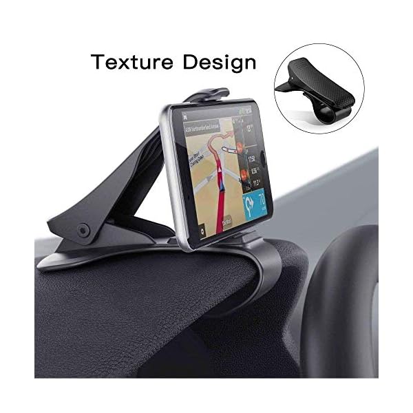Handyhalterung Auto, Modohe Kfz Armaturenbrett Universal Rutschfest Handyhalterung für iPhone XR XS Max X8 7 6s plus Samsung S10 S9 S8 Note Huawei P20 und alle 3.5-6.5 Zoll Smartphones (Schwarz)