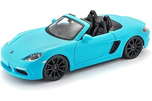 BBURAGO Burago-Porsche 718 niebieski w skali 1:24 (18-21087B)