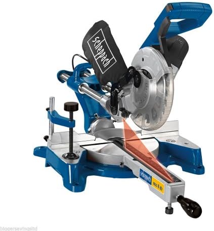 Bigger Saving Scheppach Mss8 Db 8" Double Bevel Sliding Mitre Saw 340Mm Cutting Capacity Laser