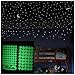 Produktbild booming-Fluoreszierende Wandaufkleber, 50 STÜCK Kinder Schlafzimmer Fluoreszierende Glow in The Dark Schneeflocke Wandaufkleber (Mehrfarbig)