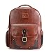 The Clownfish Synthetic 15.6 inch Laptop Bag / Travel Backpack / School Bag (Brown) RS.1590.00
