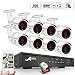 Produktbild POE Überwachungskamera Set, ANRAN 1080P 8CH POE NVR + 8 * 1080P Überwachungskamera 2TB Festplatte Fernzugriff Bewegungserkennung Nachtsicht bis zu 30 Meter