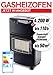 Produktbild Gasheizofen • 4200W [NEU! Modell 2018] • Heizstrahler • Gas Heizgerät • Keramikbrenner • Gasheizer • Infrarot • bis zu 50m² effizient heizen • Propangasflaschen 5 kg, 11kg, 15 kg • Mit CO-Analysator • Schwarz