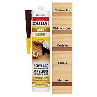 Soudal Parquet Timber Laminate Hardwood Floor Sealant Filler – Flooring Silicone – Made In Belgium