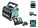 Produktbild Makita DMR 200 10,8-18 V Baustellen Lautsprecher Grün Bluetooth + 1x BL 1850 18V - 5Ah Akku + 1x DC 18 RC Schnellladegerät