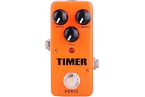 KOKKO Guitar Mini Effects Pedal Timer - Digital Delay Effect Sound Processor Portable Accessory for Guitar and Bass, Exclude Power Adapter - FDD2