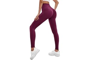 Yuson Girl Leggins Donna Push up Leggings Sportivi Vita Alta Anticellulite Pantaloni Yoga Pants Fitness Altamente Estivi Pantaloni Donna Sportivi