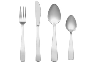 ‎OTTO KONING Otto Koning Hannover. Zestaw sztućców dla 4 osób, 16-częściowy zestaw sztućców stal szlachetna - polerowana - idealny do codziennego użytku.